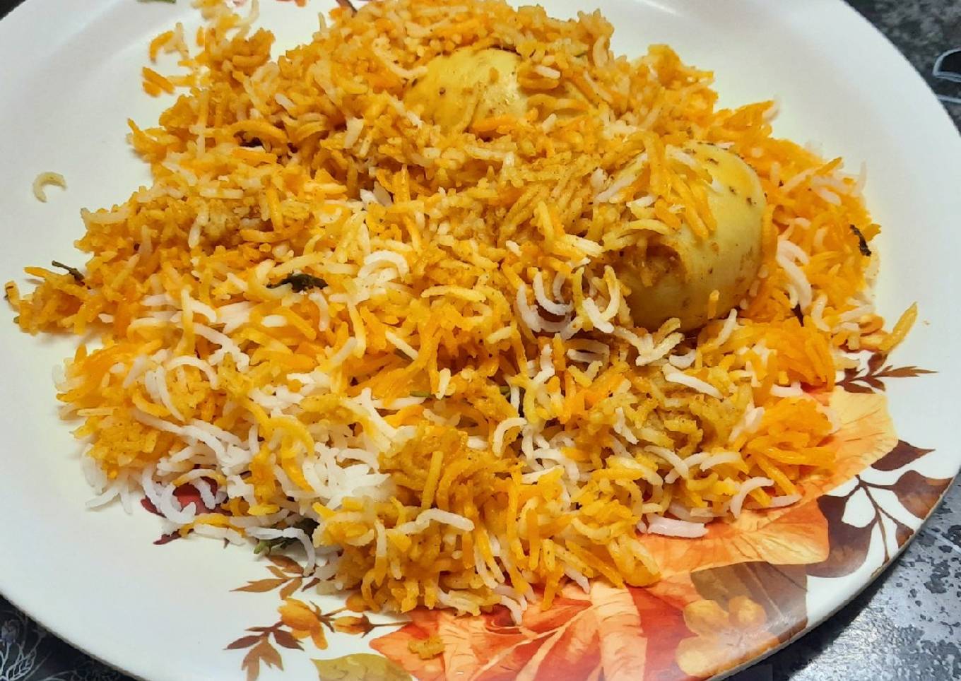 Hyderabadi Egg Dum Biryani