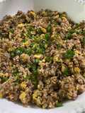 Wok-Fried Rice with Ground Beef (牛肉粒炒饭)