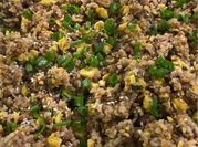 A picture of beef fried rice