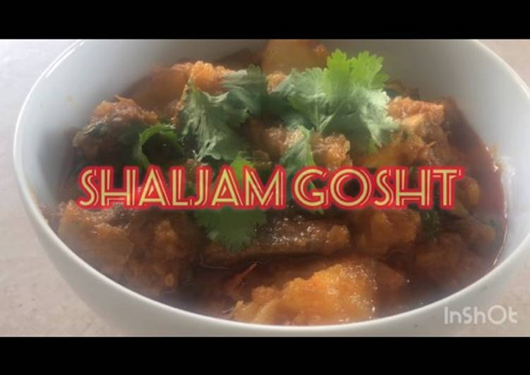 Steps to Prepare Favorite Shaljam gosht