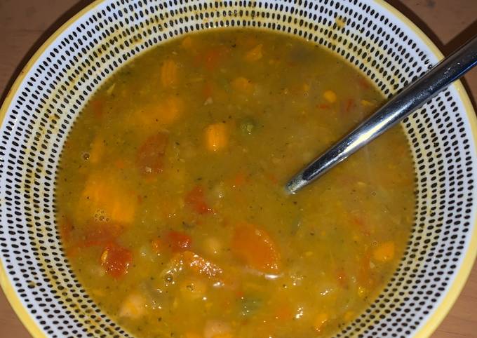 Simple Way to Make Homemade Chickpeas soup (vegan)