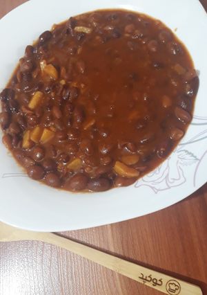 عکسی از دستور خوراک لوبیا