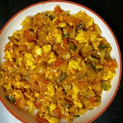 A picture of Paneer chilli Bhurji.