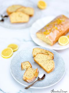 Une photo de Cake au citron et au pavot