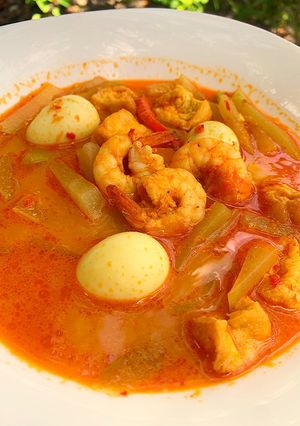 Foto resep Lontong sayur udang