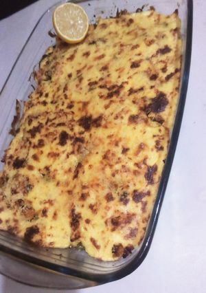 صورة لوصفة 😋😋قراتان سلق بالبطاطا والدجاج والبيشاميل 😋😋