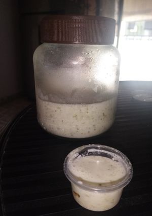 Una foto de Salsa de pepino verde