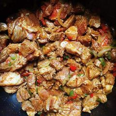 A picture of Wet beef fry.