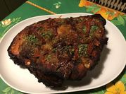 Une photo de rouelle de porc