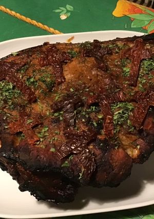Une photo de Rouelle « cimetière » marinée et caramélisée au four