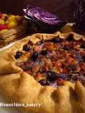 Torta brisee alla verza rossa