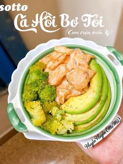 Hình của món Risotto Cá Hồi Sốt Bơ Tỏi (1Y+).