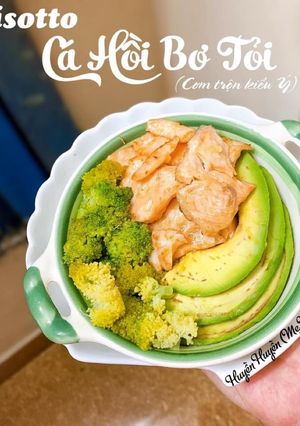 Hình của món Risotto Cá Hồi Sốt Bơ Tỏi (1Y+).