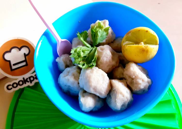 Cara mengolah Bakso Ikan #181, Lezat Sekali