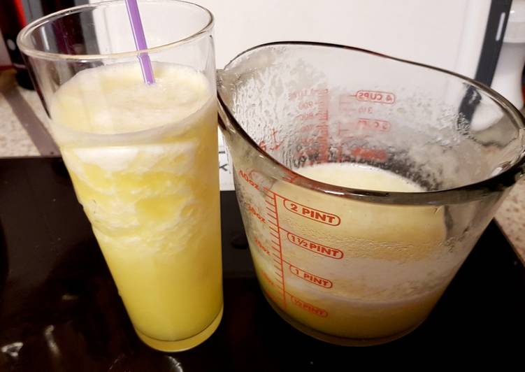 Steps to Prepare Any-night-of-the-week My Pineapple &amp; Lemon Juice. 😉