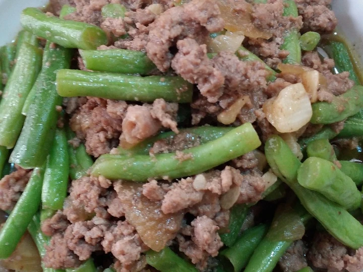 Cara Mudah Menyiapkan Resep  Tumis Buncis Daging cincang enak 👌 yang Enak, Bisa Manjain Lidah