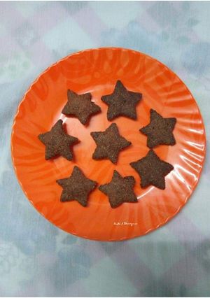 A picture of Chocolate star mathri.
