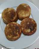 Queijadas de chuchu polvilhadas com canela