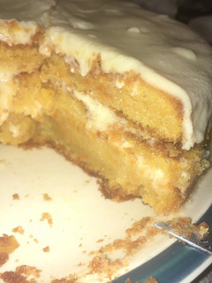 Una foto de Carrot cake