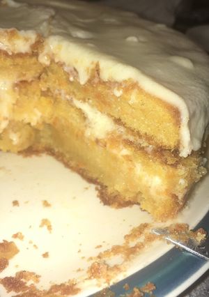 Una foto de Carrot cake