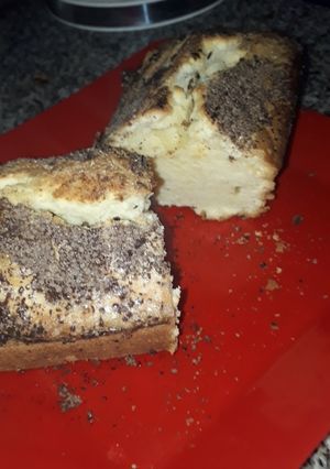 Una foto de Budín de vainilla y chocolate