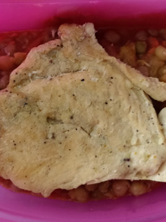 Una foto de Pechuga al curry
