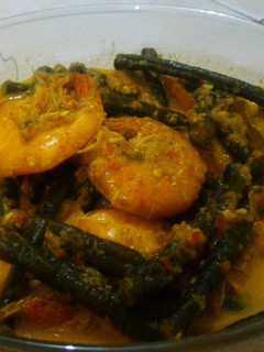 Foto resep Gulai udang ft kacang panjang