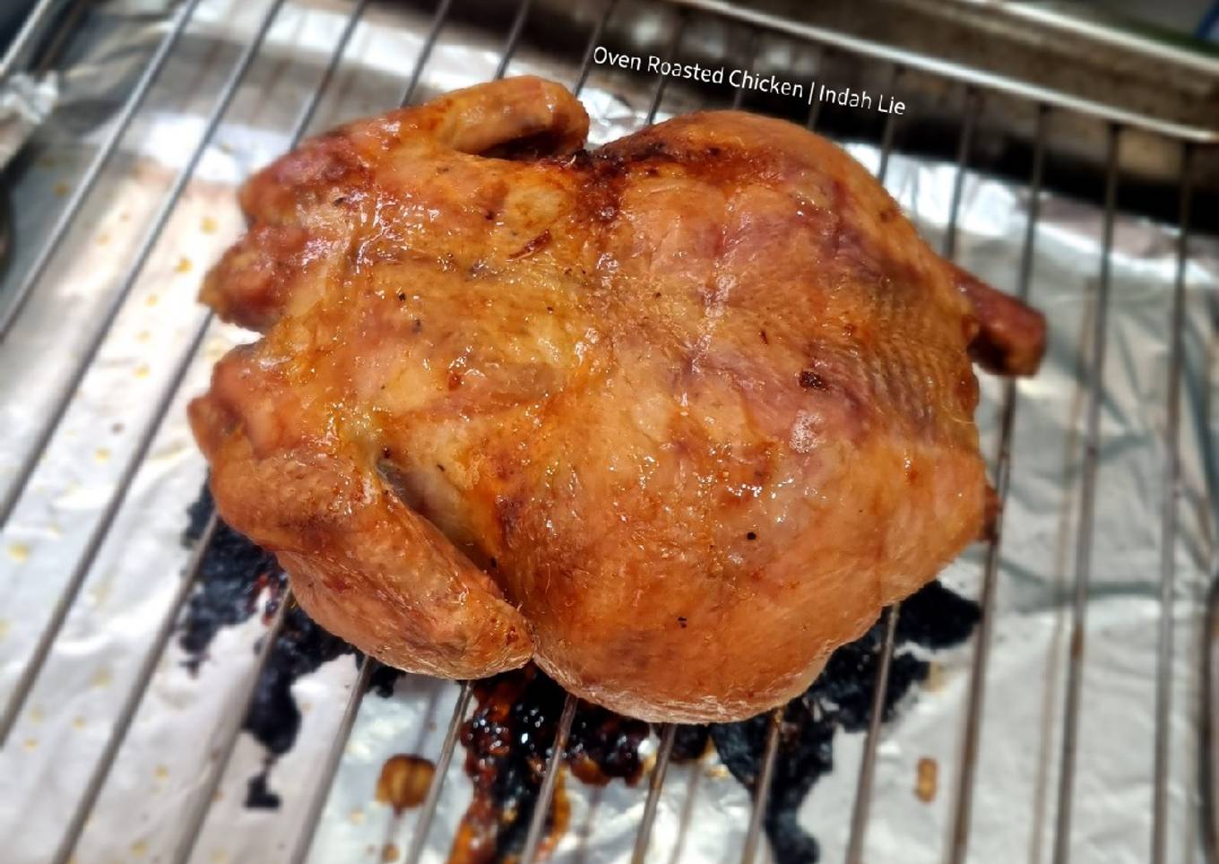 Ayam Panggang Crispy Oven ala Indah
