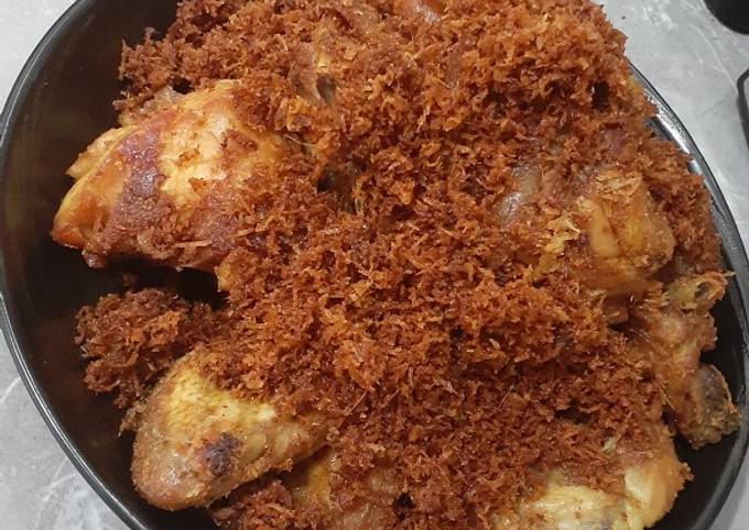 Cara Gampang Menyiapkan Ayam Goreng Serundeng Anti Gagal