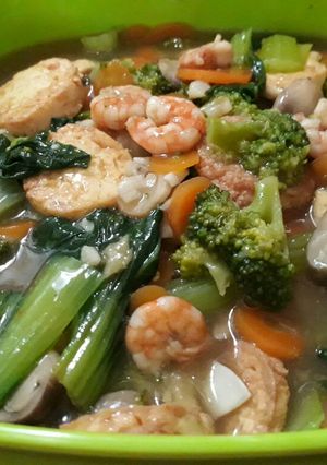Foto resep Sapo Tahu Udang Sederhana