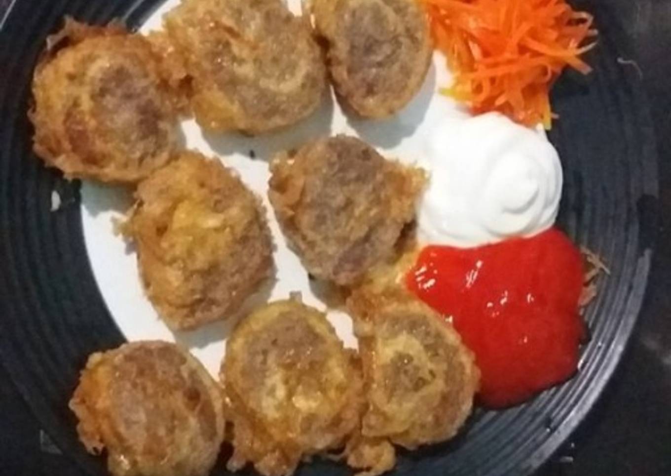 Rolade sapi + acar hokben - resep kuliner nusantara