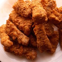 A picture of Spicy kfc style ugali.