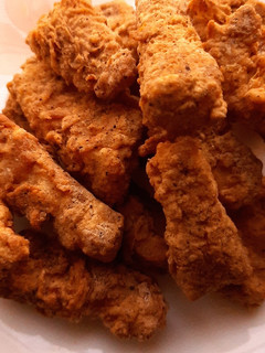 A picture of Spicy kfc style ugali.