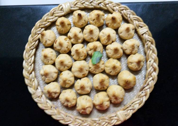 Baked coconut modak