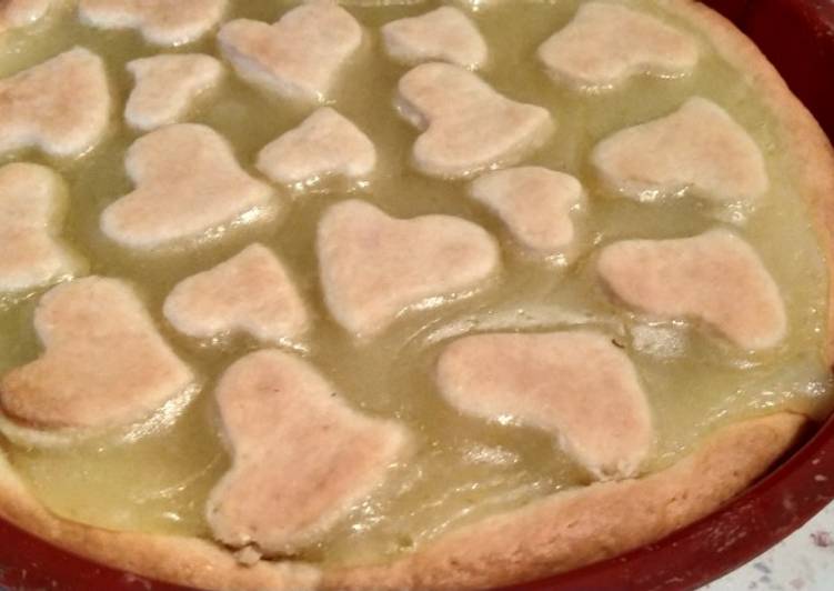 Crostata con crema al limone