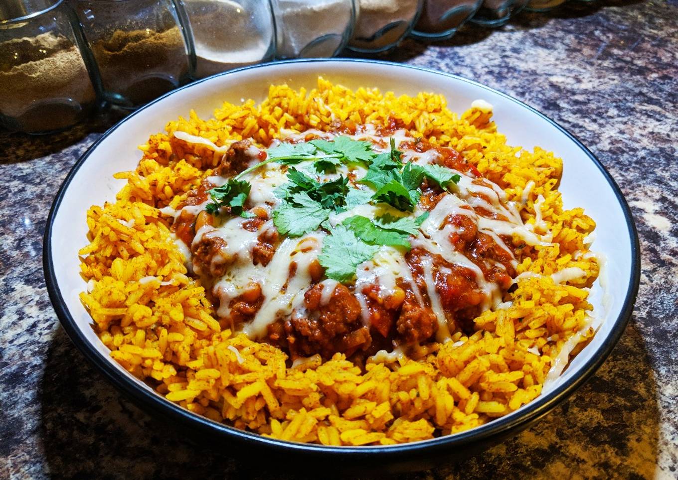 A mixture of pepper and corn