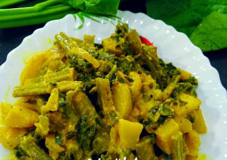 Malabar Spinach Curry Recipe by Pratima Mohanty - Cookpad