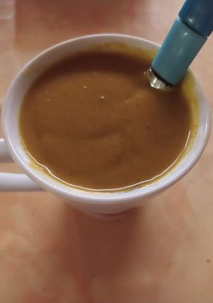Une photo de Soupe délicieuse butternut coco