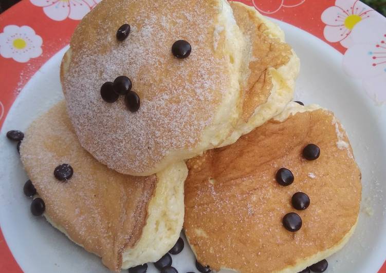 Resep Fluffy Souffle Pancake 🥞 Anti Gagal