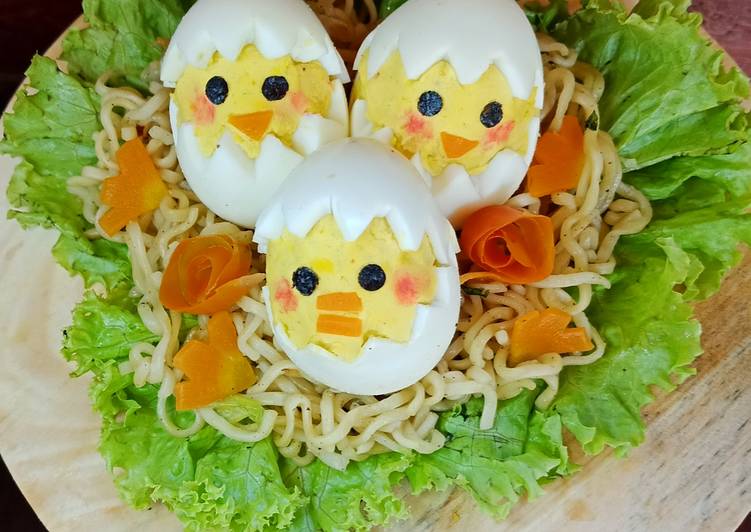 Bagaimana Menyiapkan 🐣Baby Chicken Egg 🐣 (Telur Bento), Menggugah Selera
