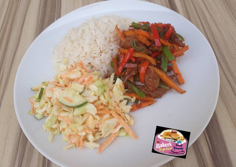 Recipe of Homemade Beef and veggies stir fry