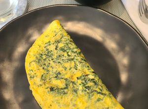 Una foto de Omelet de kale