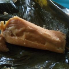 A picture of Ginger flavoured moi moi.