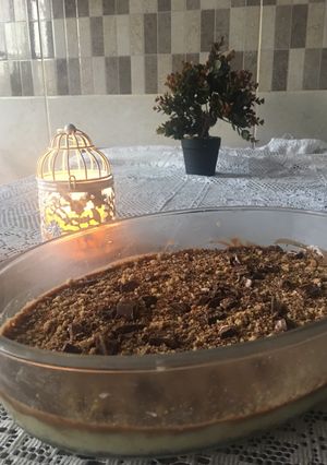 صورة لوصفة حلى المارس سهل بدون فرن