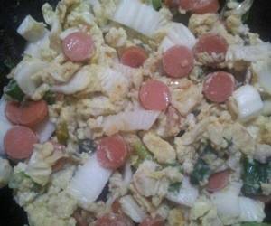 Cara Cepat Orakarik Sosis Sawi Putih SoSaput Yummy Mantul