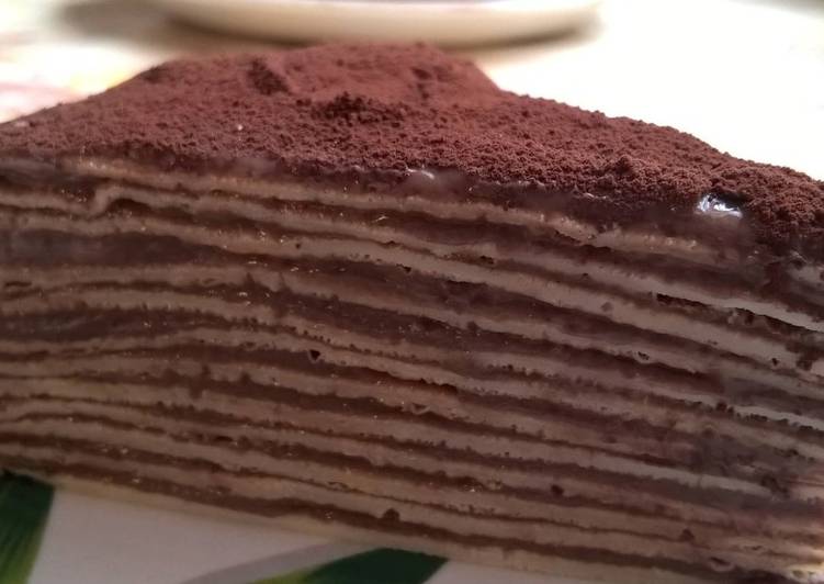 Csokipudingos palacsintatorta