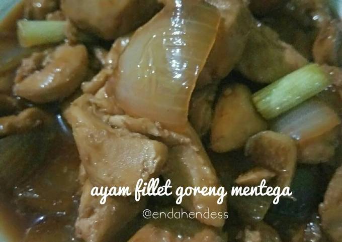 Ayam fillet goreng mentega #tanpa kecap inggris