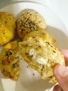 Una foto de Bollos keto - con gluten de trigo