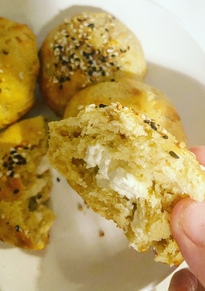 Una foto de Bollos keto - con gluten de trigo