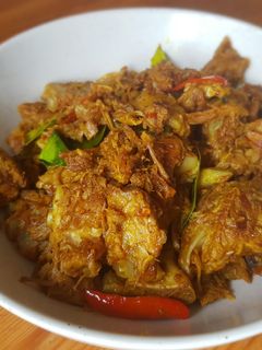 รูปของ กระดูกหมูอ่อนพริกแกงใต้ไม่ถั่ว